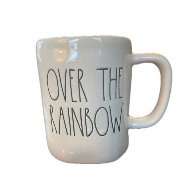 Rae Dunn OVER THE RAINBOW Mug New - Picture 1 of 1